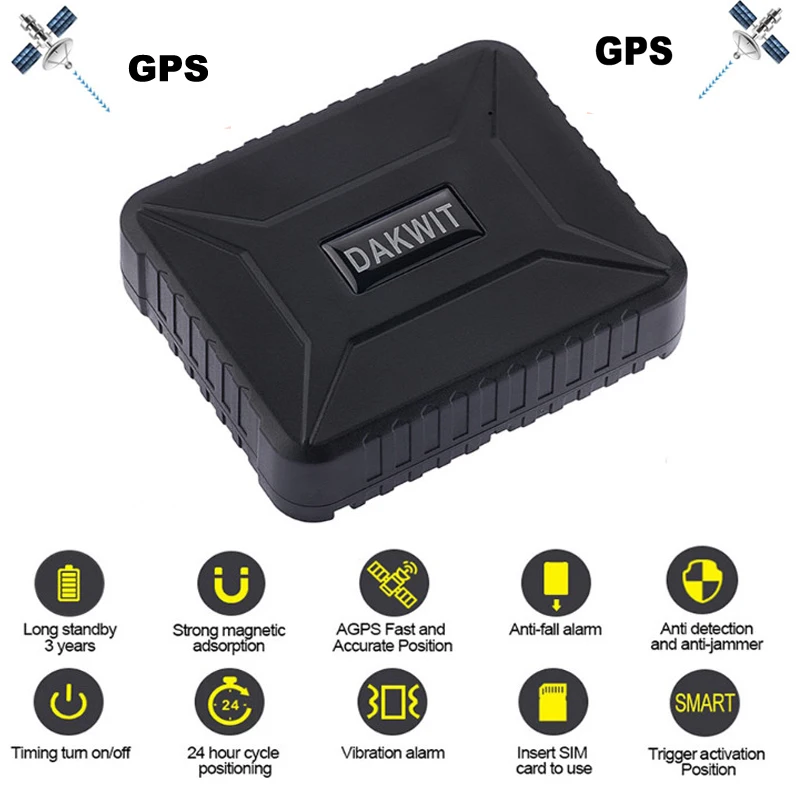 Gps трекер tk800b PK TK905 6600 мАч долгий режим ожидания 3 года 2G для автомобиля gps локатор