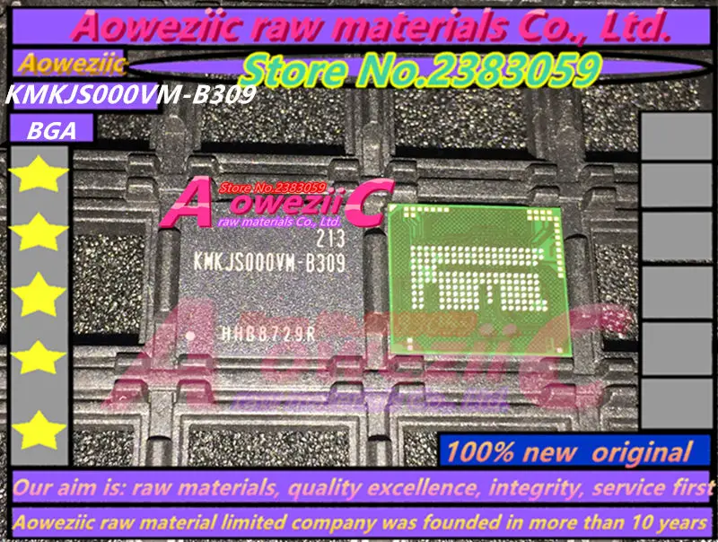

Aoweziic 100% new original KMKJS000VM-B309 BGA Memory chip KMKJS000VM B309