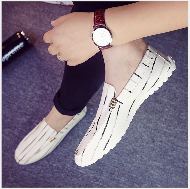 Мужские лоферы черные парусиновые туфли без шнуровки повседневные для вождения