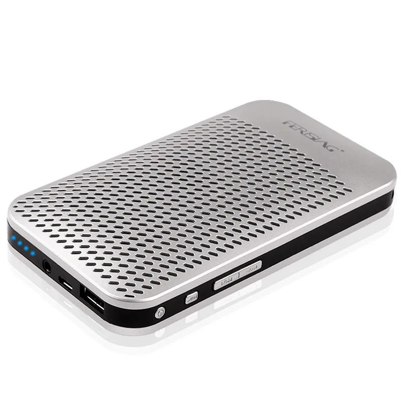 Only power bank FERISING внешний аккумулятор с Bluetooth динамиком 5000 мАч Внешний аккумулятор портативный 19Wh USB звук банк питания Поддержка TF карты - Цвет: Only power bank