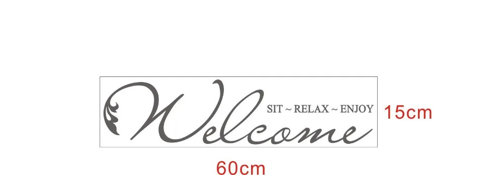 Настенные наклейки с цитатами бесплатная доставка добро пожаловать в наш дом