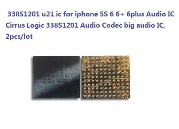 338S1201 u21 ic для iphone 5S 6 + 6plus Audio IC Cirrus Logic аудиокодек big 2 шт./лот|ics for iphones|ic 338s1201ic audio |