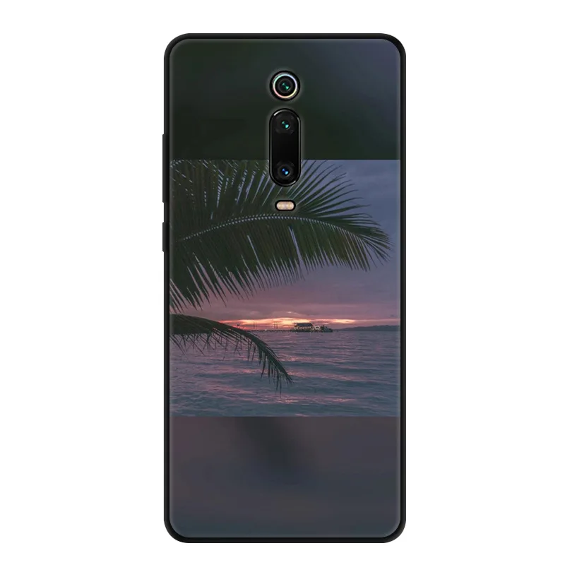 For Xiaomi Mi 9T Case Mi 9T Pro Cartoon Printed Soft Black Bumper Silicone TPU Cover For Xiaomi Mi 9T Pro mi9T 9 T Phone Cover