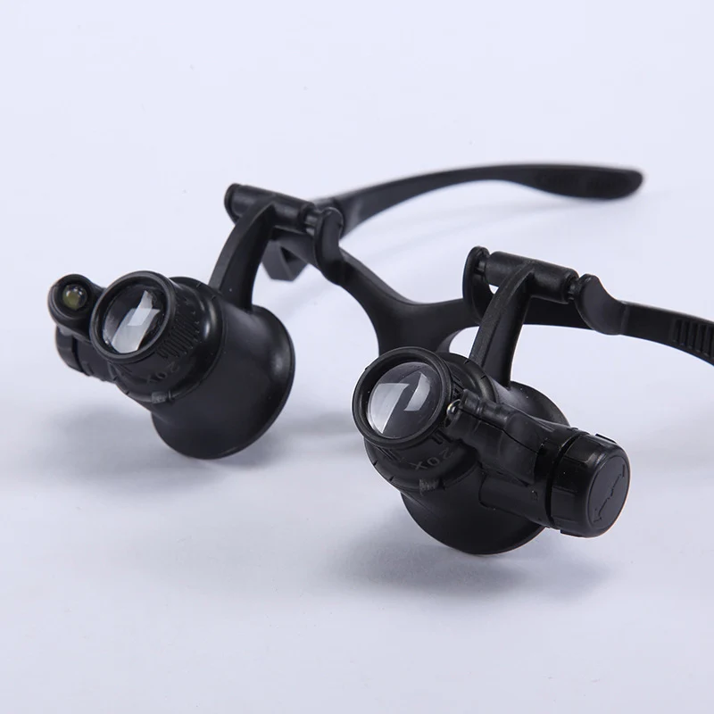 Профессиональное увеличительное стекло для ремонта часов очки 10X 15X 20X 25X глаз с