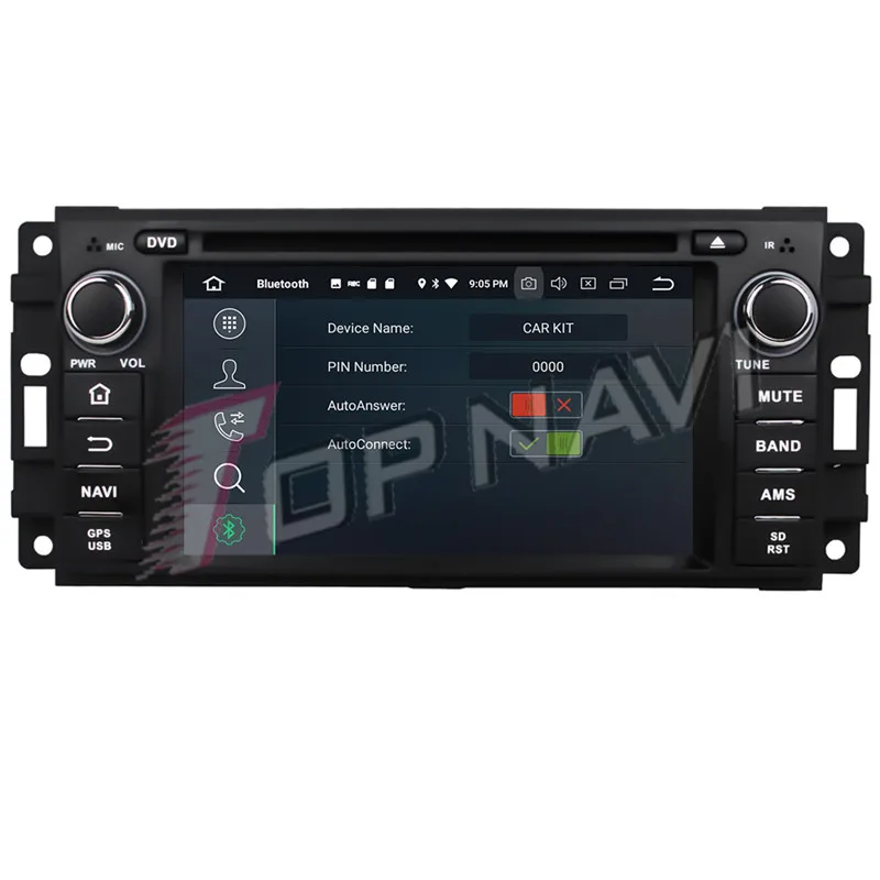 TOPNAVI 6 2 ''Android 9 0 DVD Авто GPS плеер для Jeep Sebring 300C Grand Cherokee Компас Wrangler путешествие 2010