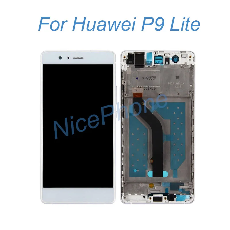 ЖК + рамка для Huawei P9 Lite дисплей экран digisiter сборка Замена|Сенсорные панели