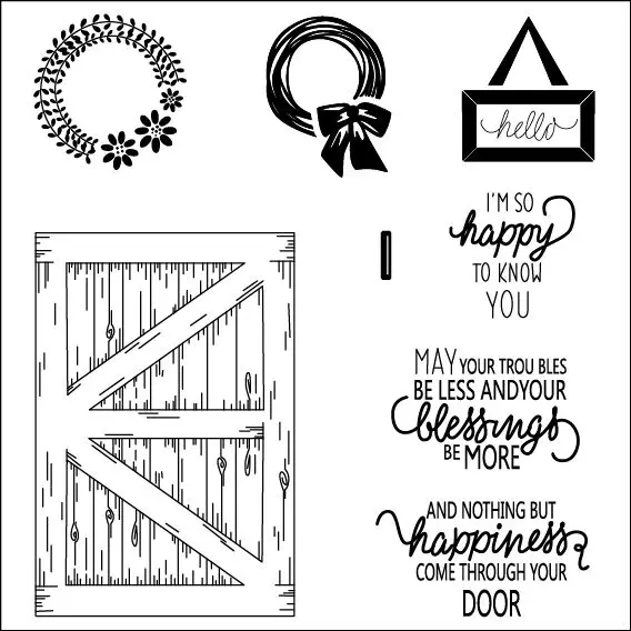 Clear Stamps Scrapbook DIY photo cards account rubber stamp11*16 Small Orders Accepted | Канцтовары для офиса и дома