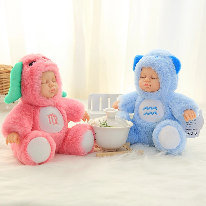 Kawaii 12 созвездий Bjd Bebe спящие куклы Мягкие плюшевые игрушки для детей