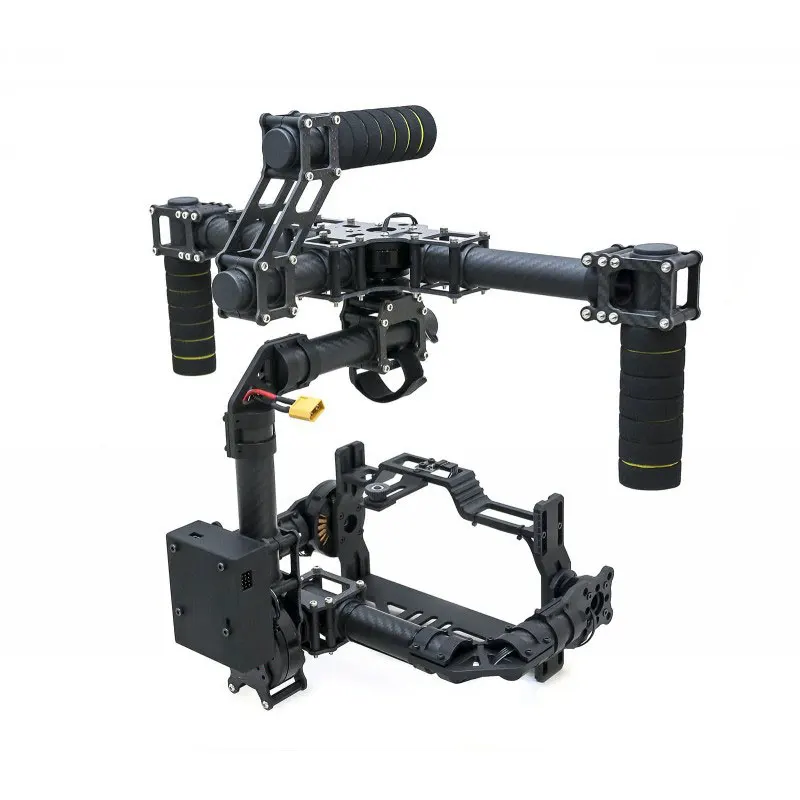 DSLR камера 3 оси Ручной Бесщеточный стабилизированный Gimbal с 3 шт. мотор для Canan 5D2 7D D900
