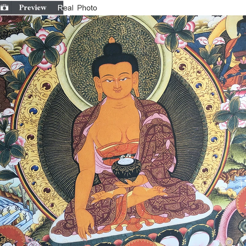 Sakyamuni буддийский религиозный вера танка холст печать живопись плакат искусство настенные картины для гостиной прихожей украшение дома