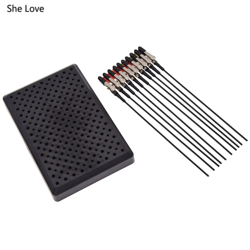 10 шт. Аэрограф спрей краска зажимные части держатель цветной зажим подставка