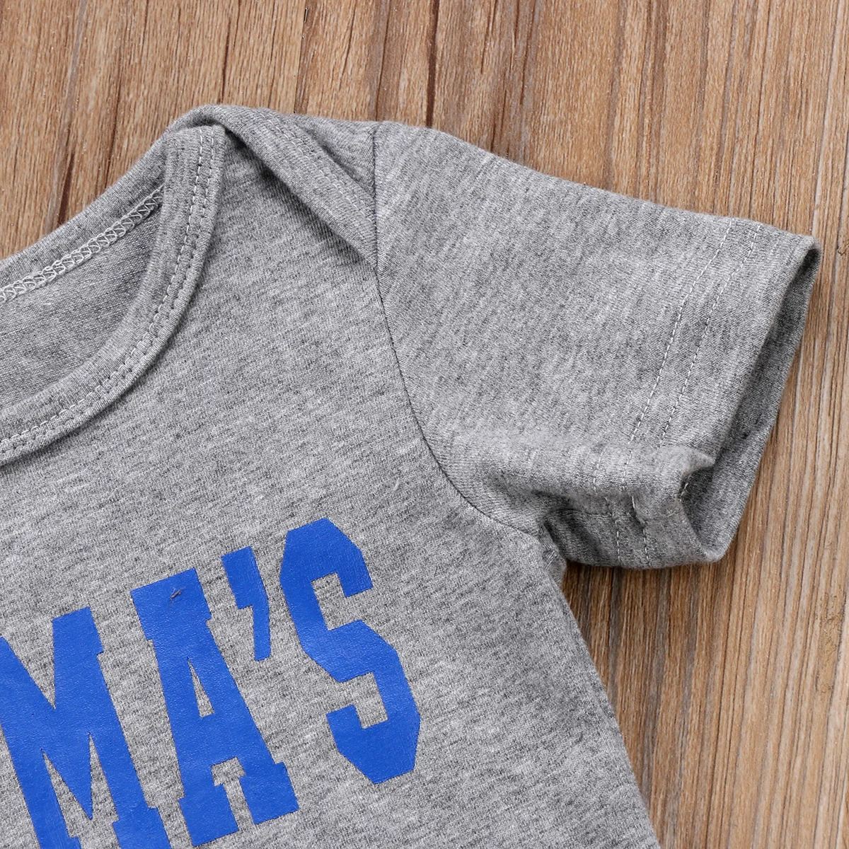 Hot Sale Newborn Baby Mama's Boy Letter Bodysuit Cotton Clothes Short Sleeve Jumpsuit Outfit 0-18M |