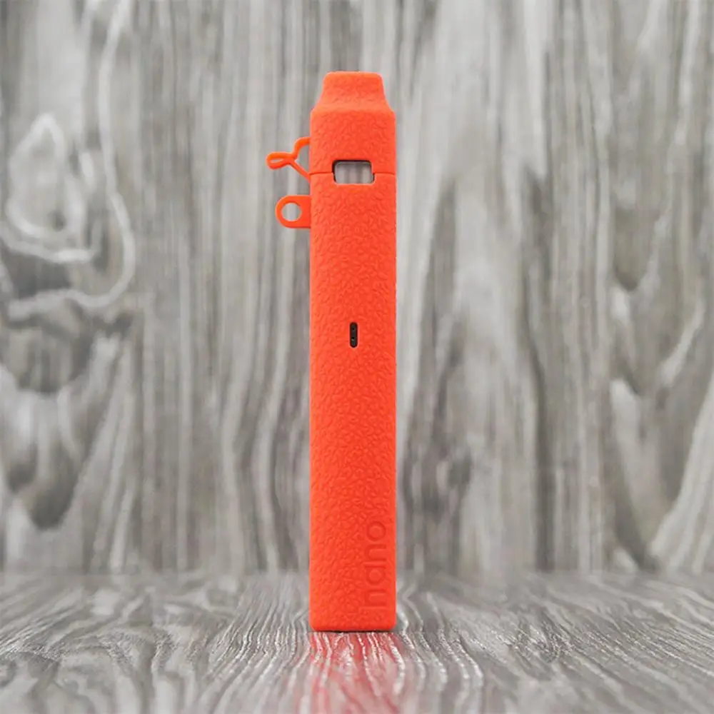 Red Чехол с текстурой кожи для NanoSTIX vape, набор устройств, силиконовый чехол, гелевый Чехол, Nano STIX, NanoNIC Pod - Цвет: Red