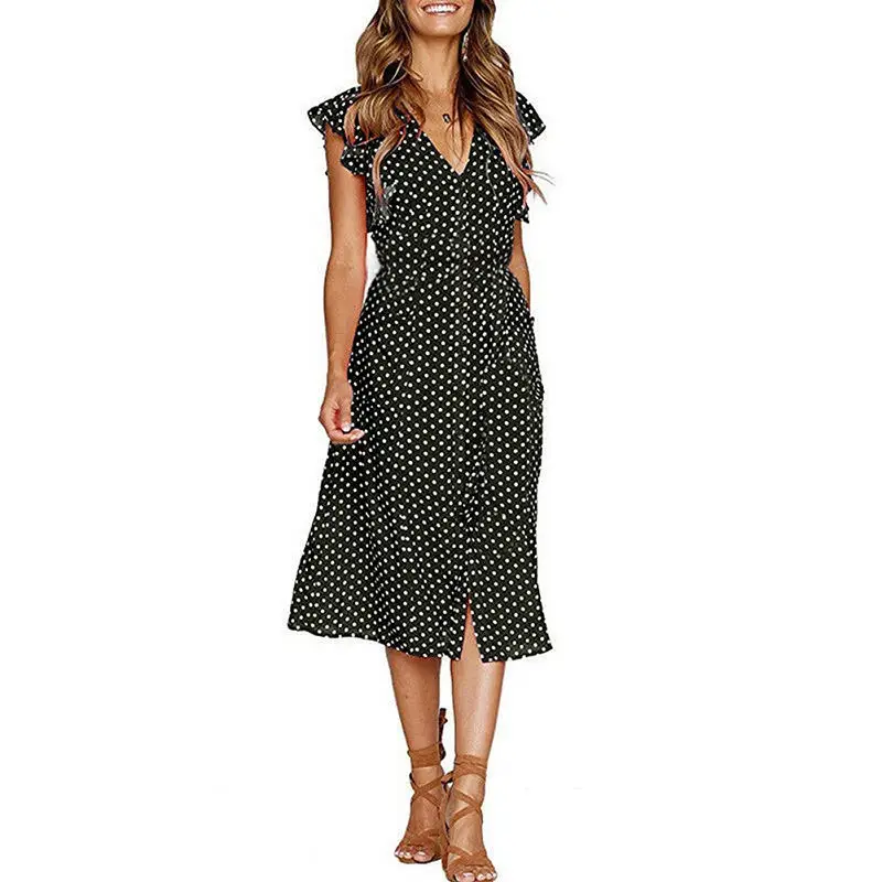 2018 Новое модное повседневное пляжное летнее платье тонкое сексуальное