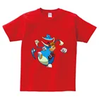 NeweЛетняя хлопковая футболка с короткими рукавами модная детская футболка с принтом Rayman Legends для мальчиков и девочек, футболка, От 3 до 9 лет