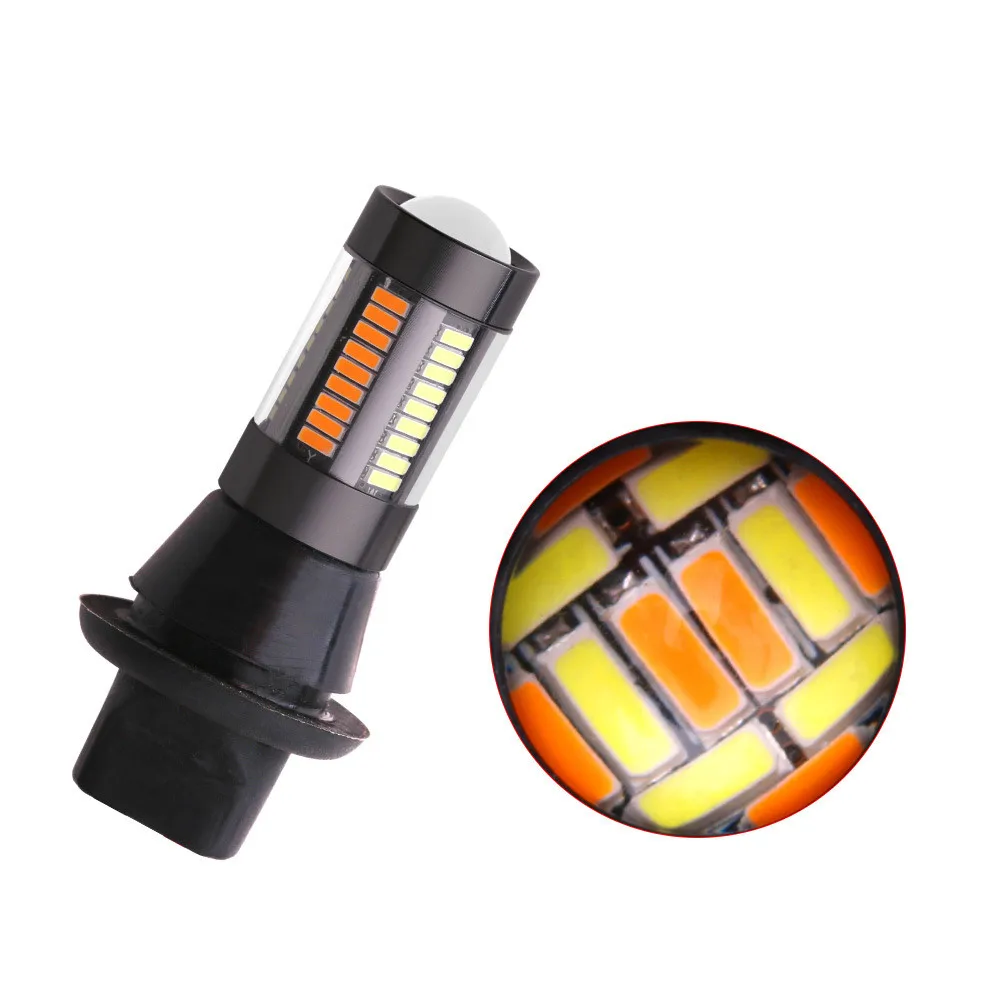 Комплект из 2 предметов 1156 p21w py21w 66smd светодиодный T20 W21W 7440 светильник дневного