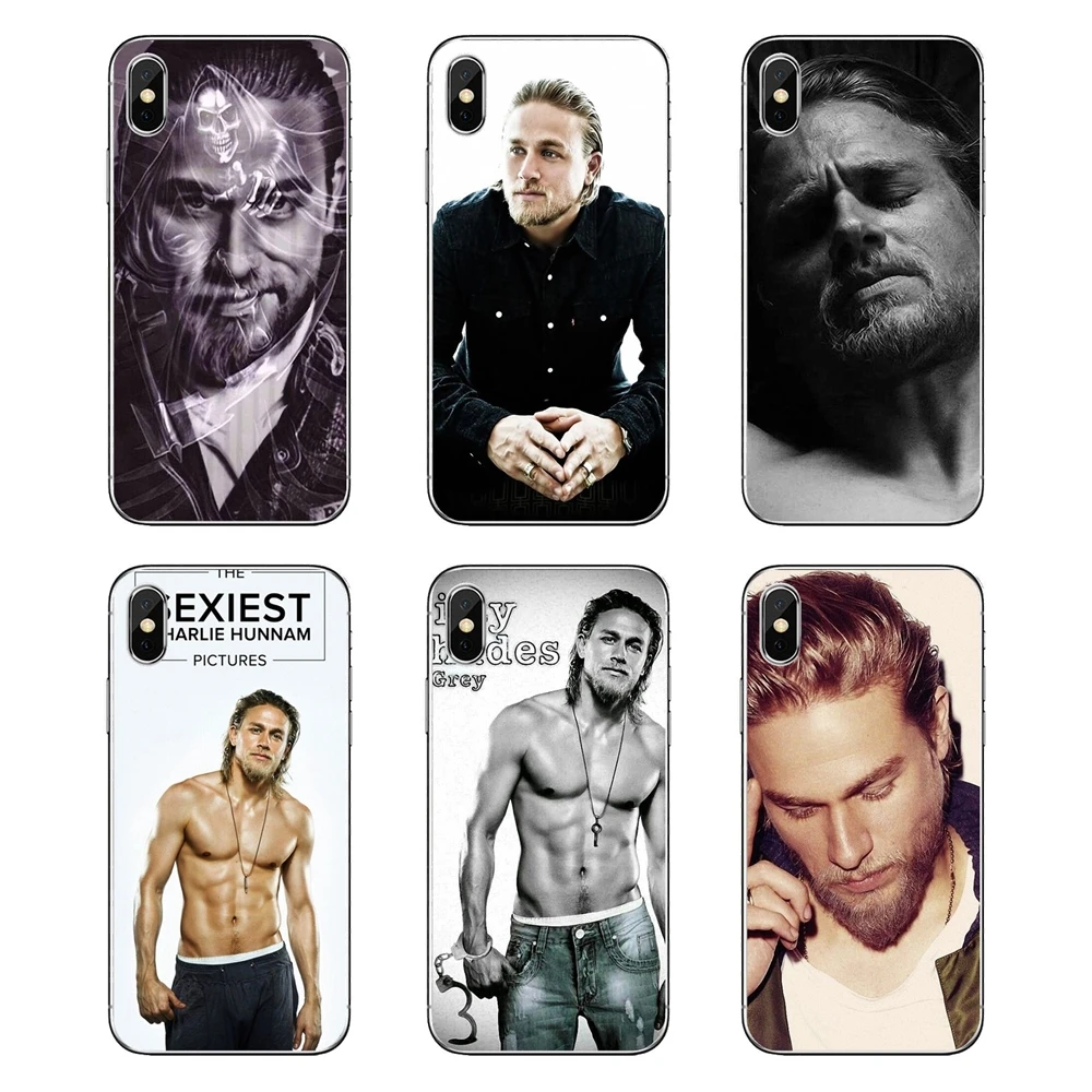 Charlie Hunnam Jax Teller сексуальный мужской прозрачный чехол из ТПУ для Huawei Honor 8 8C 8X 9 10 7A 7C