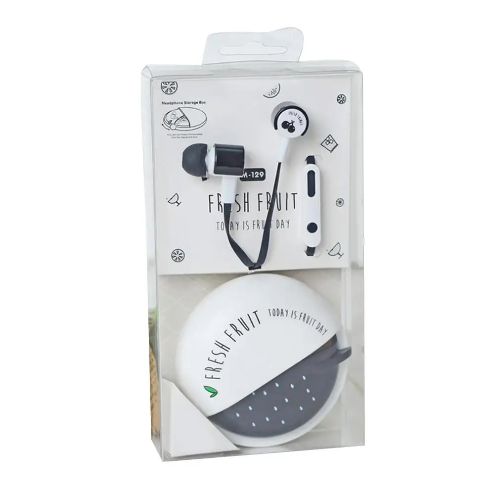 Горячая продажа портативный фруктовый карамельный цвет микрофон 3 5 мм наушники с