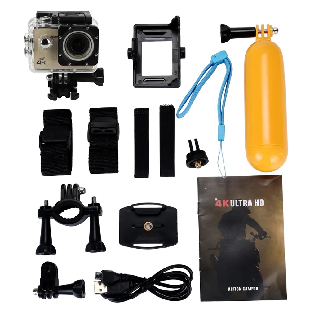 Водонепроницаемая Экшн-камера Deportiva Ultra 4K Full HD 1080P DVR Спортивная камера WiFi Cam видеокамера DV Action водостойкая L0628# D