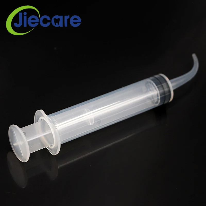 10 шт. шприцы для стоматологического орошения с изогнутым наконечником