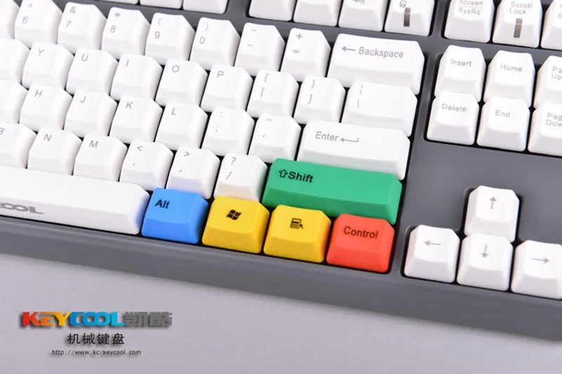 Keycool с боковой печатью, топ с печатью, пустая механическая клавиатура RGBY, PBT Keycaps plus ESCkeycool 87 keycool 108 cherry mx type keycap