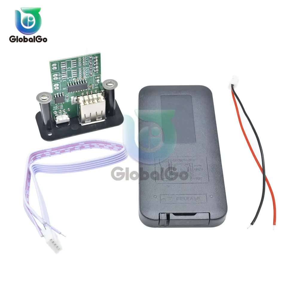 5 в 12 В мини MP3 декодер доска автомобиль USB TF u-диск ридер MP3-плеер усилитель модуль PCB плата ИК пульт дистанционного управления