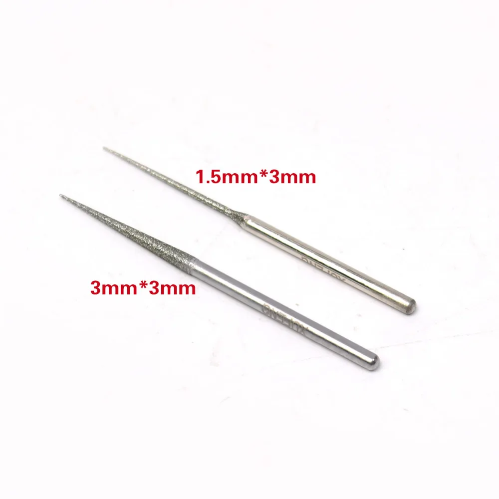 

4/6Pcs High Quality Longer Pointed Needle Diamond Grinding Head Professional Abrasive Tool for Glass Jade Carving use