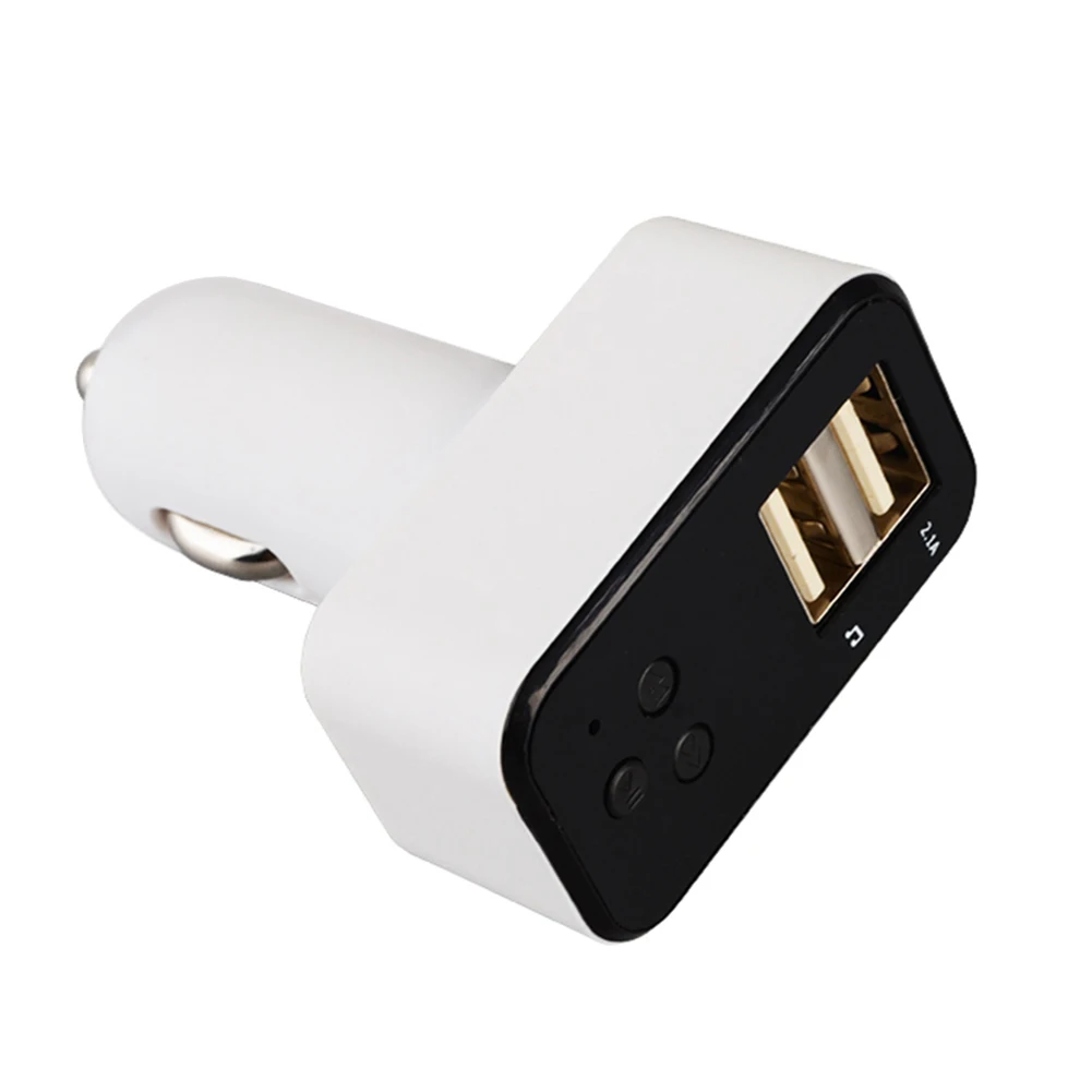 Двойной USB прикуриватель зарядное устройство FM передатчик автомобильный