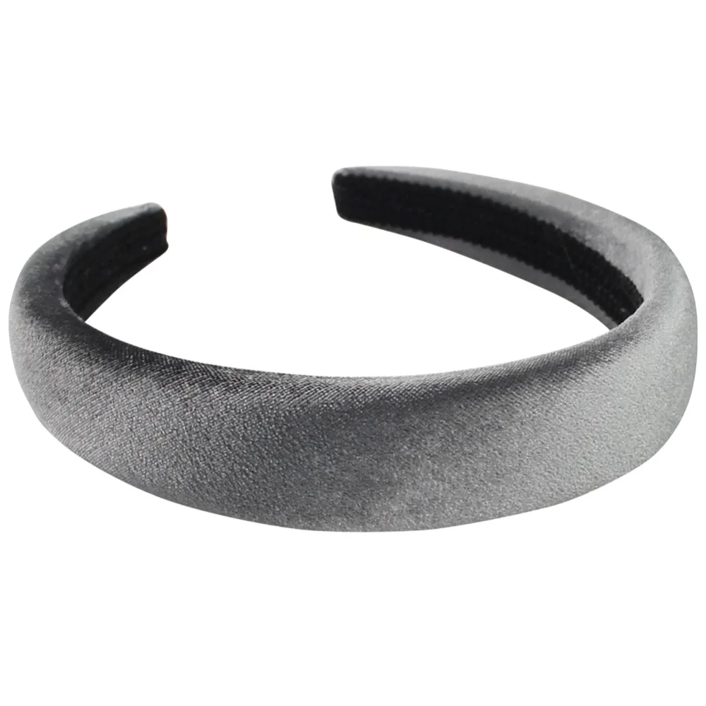 1Pcs Thin Sponge Velvet Hair Band Female Fashion Solid Headbands Headwear Lovely Accessories for Women Drop Shipping |