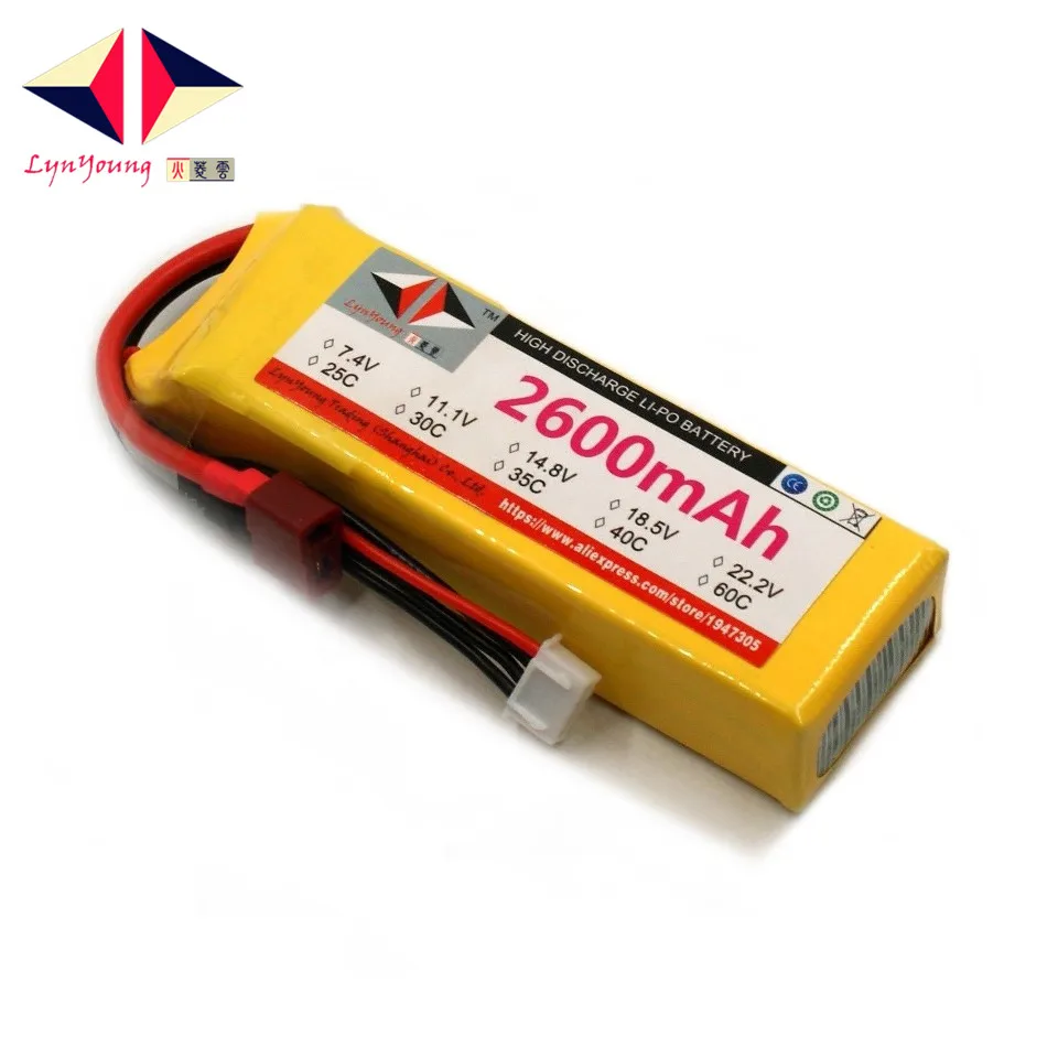 Аккумулятор HX Lipo 3S 11 1 В 2600 мАч 25C 30C 35C 40C 60C для радиоуправляемого дрона