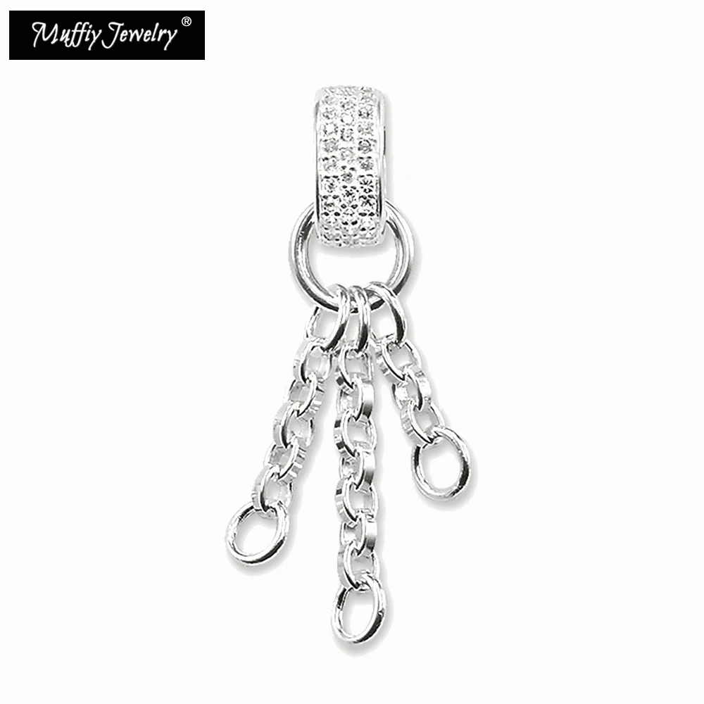 Шарм-Перевозчик с белой ПАВЕ ювелирные изделия в европейском стиле карма хорошие