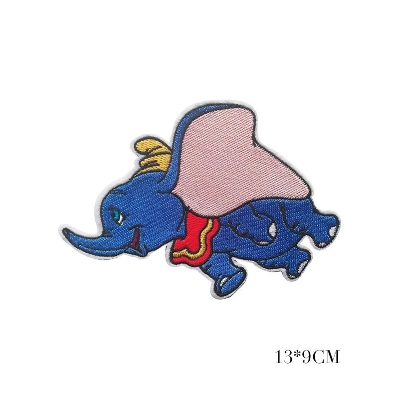1 шт. Высококачественная Милая шляпа Dumbo фильм слон мультфильм Железный На Патчи Одежда diy эмблемы с вышивкой аппликация Patchworks