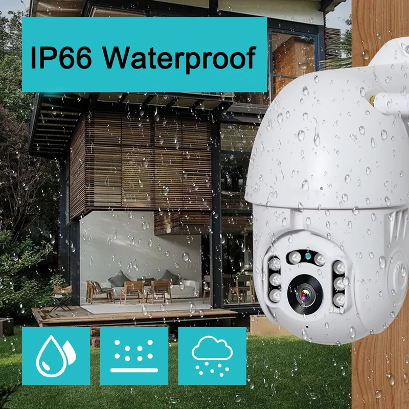 Мини наружная ip камера 2.0MP ONVIF водонепроницаемая для камеры наблюдения Облачное