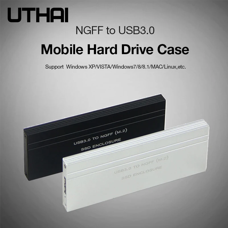 UTHAI G03 NGFF к USB3.0 мобильному жесткому диску M.2 SSD адаптер карта Внешний защитный
