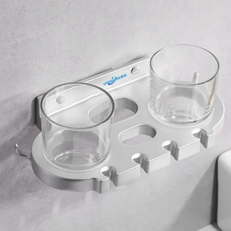 Алюминиевый сплав vaso cetillo dientes стакан для зубных щеток Держатель для стакана держатель бумажного стакана