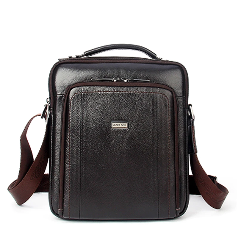 Сумка-мессенджер CHEER SOUL Мужская из натуральной кожи |