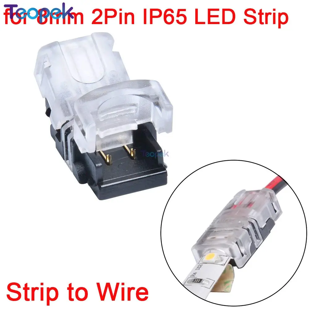 5 шт., 2pin, 3pin, 4pin, 5pin, разъем для светодиодной ленты, для подключения проводов, используйте клеммы для одноцветной RGB RGBW полосы