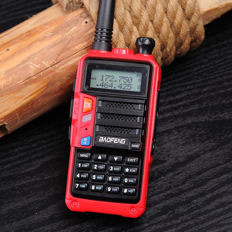 BAOFENG UV-S9 8 Вт Мощный VHF/UHF136-174Mhz и 400-520 МГц двухдиапазонный 10 км Сгущает рация На Батарейках CB радио+ NA-701