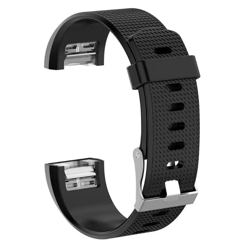 Мягкий силиконовый ремешок для часов спортивный браслет Fitbit Charge 2 разноцветный