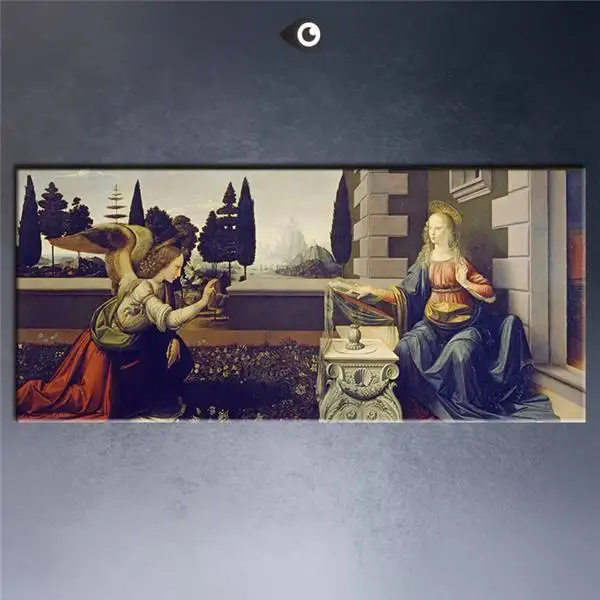 Да Винчи оповещения 1472 75 жикле Принт Холст настенный художественный принт на