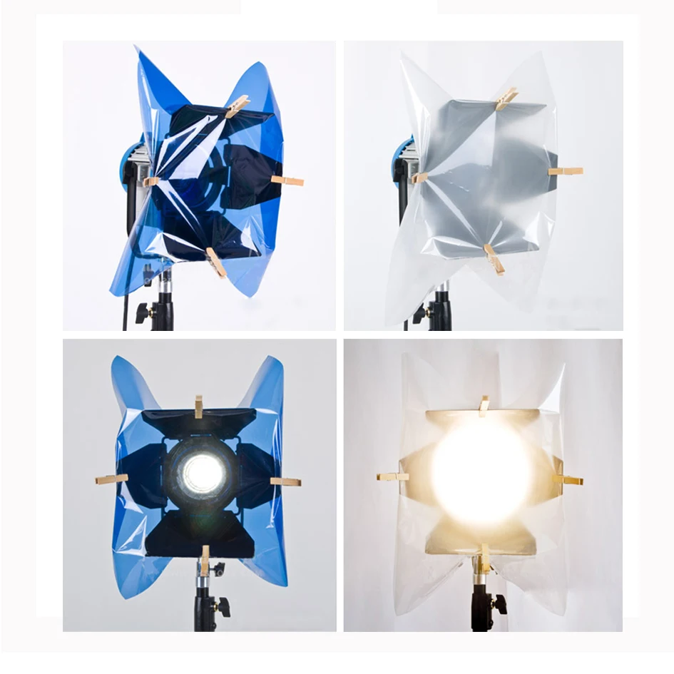 Цветной фильтр цветной гель 3200K 5600K для освещения камеры Arri Fresnel tungsten
