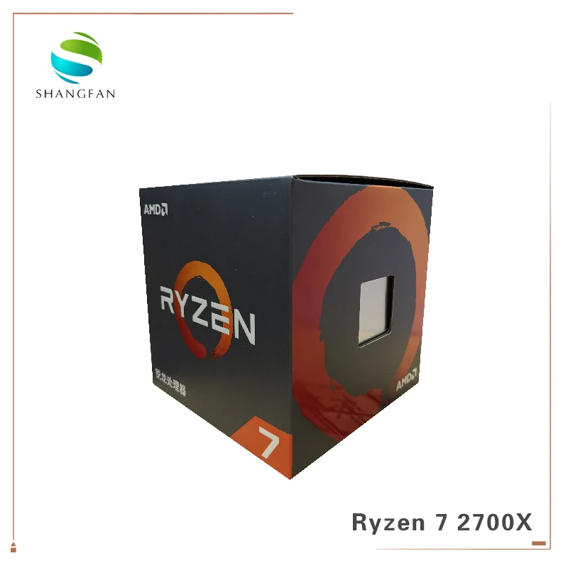 Процессор AMD Ryzen 7 2700X R7 3 ГГц Восьмиядерный процессор Sinteen Thread 16 м 105 Вт сокет YD270XBGM88AF
