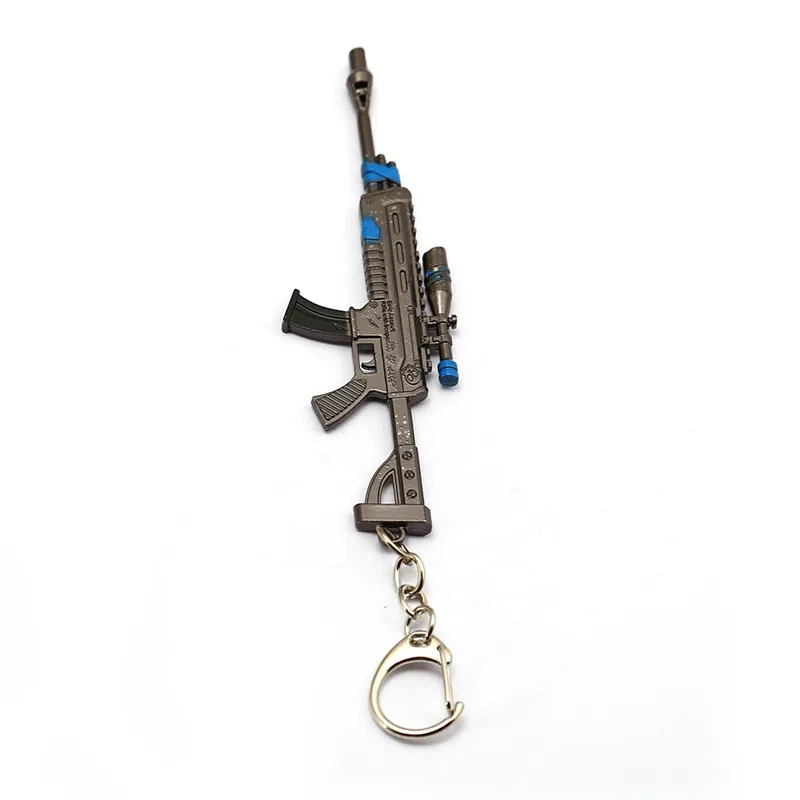 BL7 12cm Брелок с рисунком из игры 12 см ружье Боевая винтовка Royale 13 Modles Fortress брелок металлический для мужчин и женщин сумка Chveiro llavero ювелирные изделия - Цвет: BL7 12cm