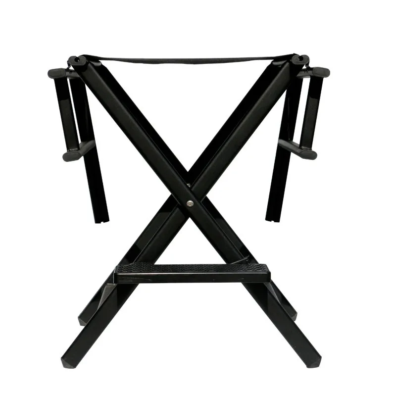 Стул для макияжа в алюминиевой рамке уличная мебель черного/розового цвета