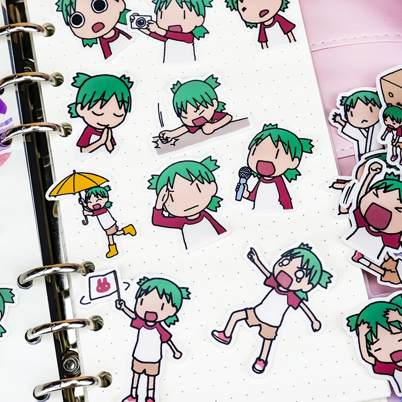 35 шт. самодельные зеленые наклейки для скрапбукинга|Канцелярские наклейки| |