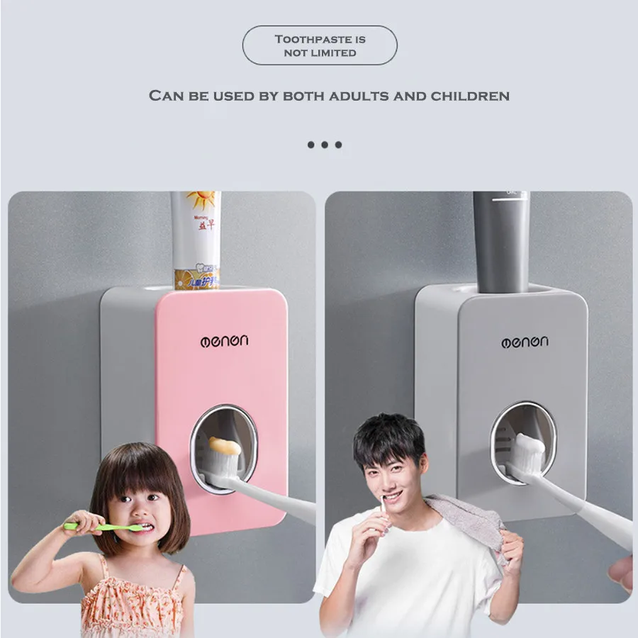 Hands Free Автоматический Дозатор зубной пасты выдавливатель щетки настенное
