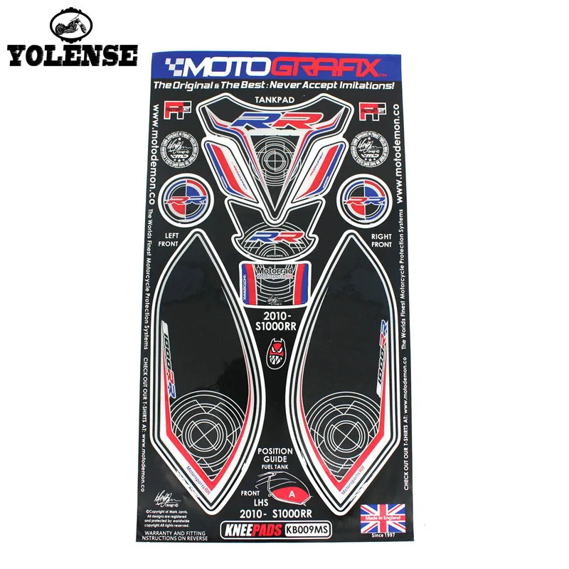 

For BMW S1000RR S1000 RR 2009-2016 Motorcycle Accessories New Style Sticker Gas Fuel Oil Tank Pad Protector Cover Decals Case