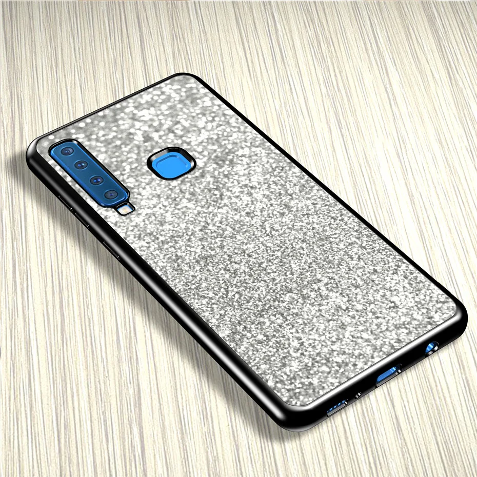 Чехол для Samsung Galaxy A9 2018 A5 A3 J7 J3 J5 2017 2016 S10 lite S9 S8 J2 J4 J6 Plus A8 A6 A7 J8 блестящие чехлы