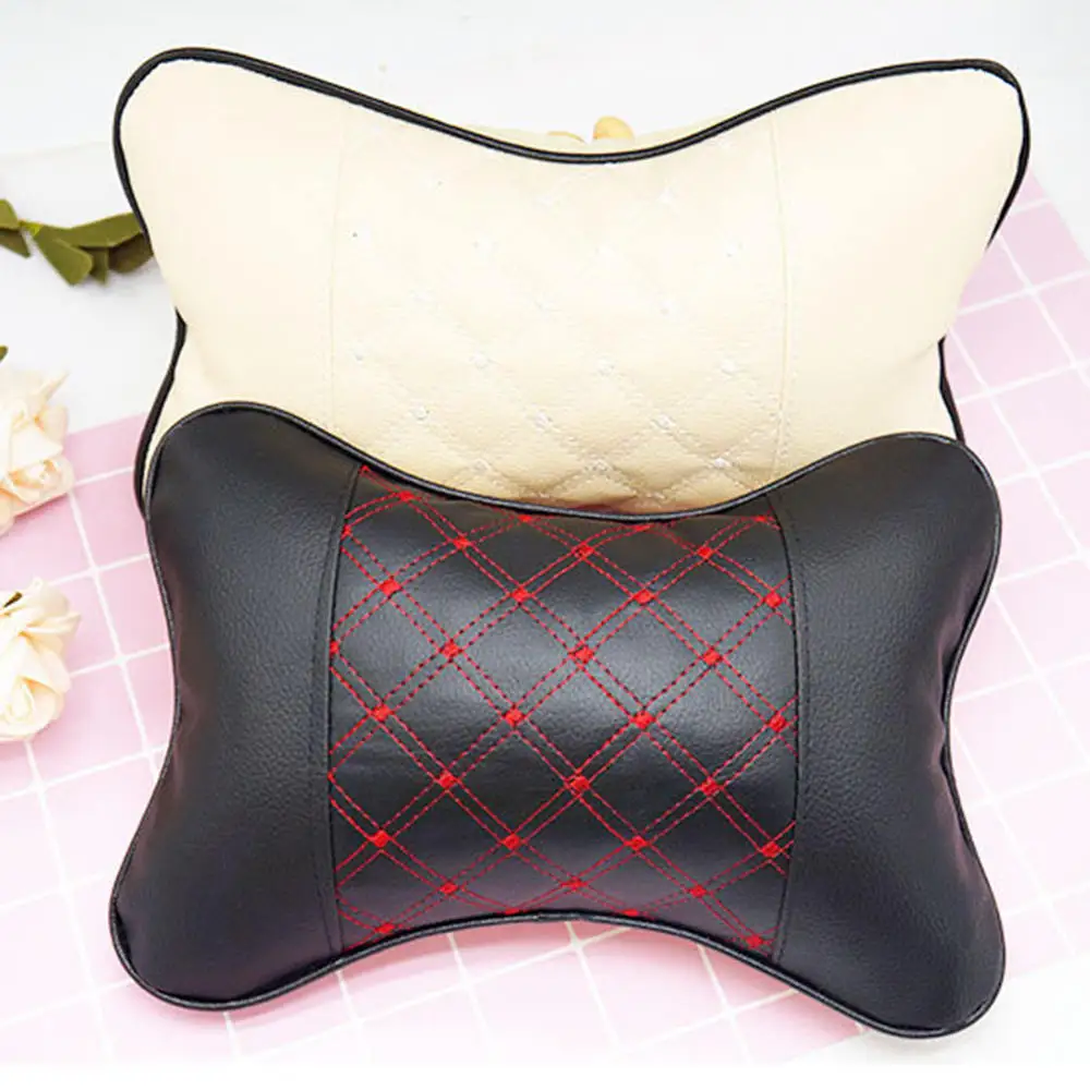 Автомобильная подушка с эффектом памяти подголовник в виде кости поддержка шеи