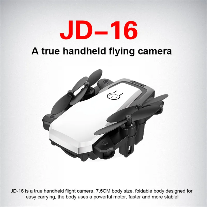 Новый JDRC JD 16 WiFi FPV Дрон мини складной рычаг RC Квадрокоптер с камерой в режиме